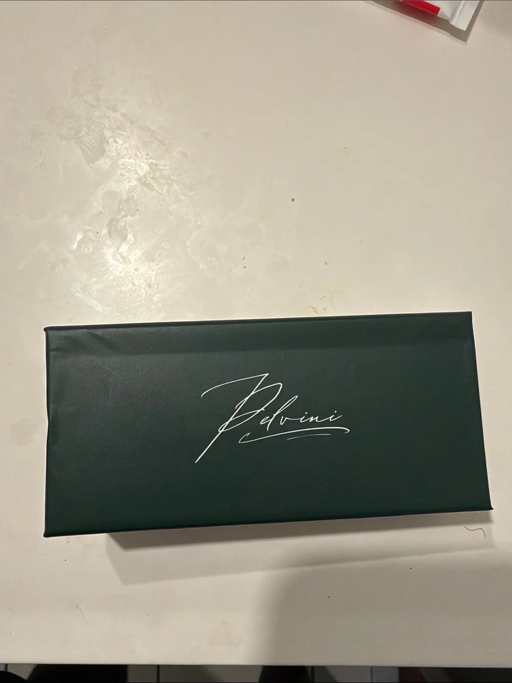 Gold-tone Pelvini day-date watch with box, excellent condition